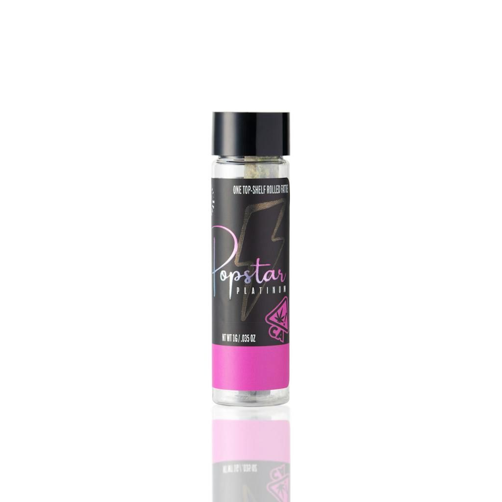 Popstar Platinum x Top Shelf Cultivation - Garlic Gas - Preroll - 1g