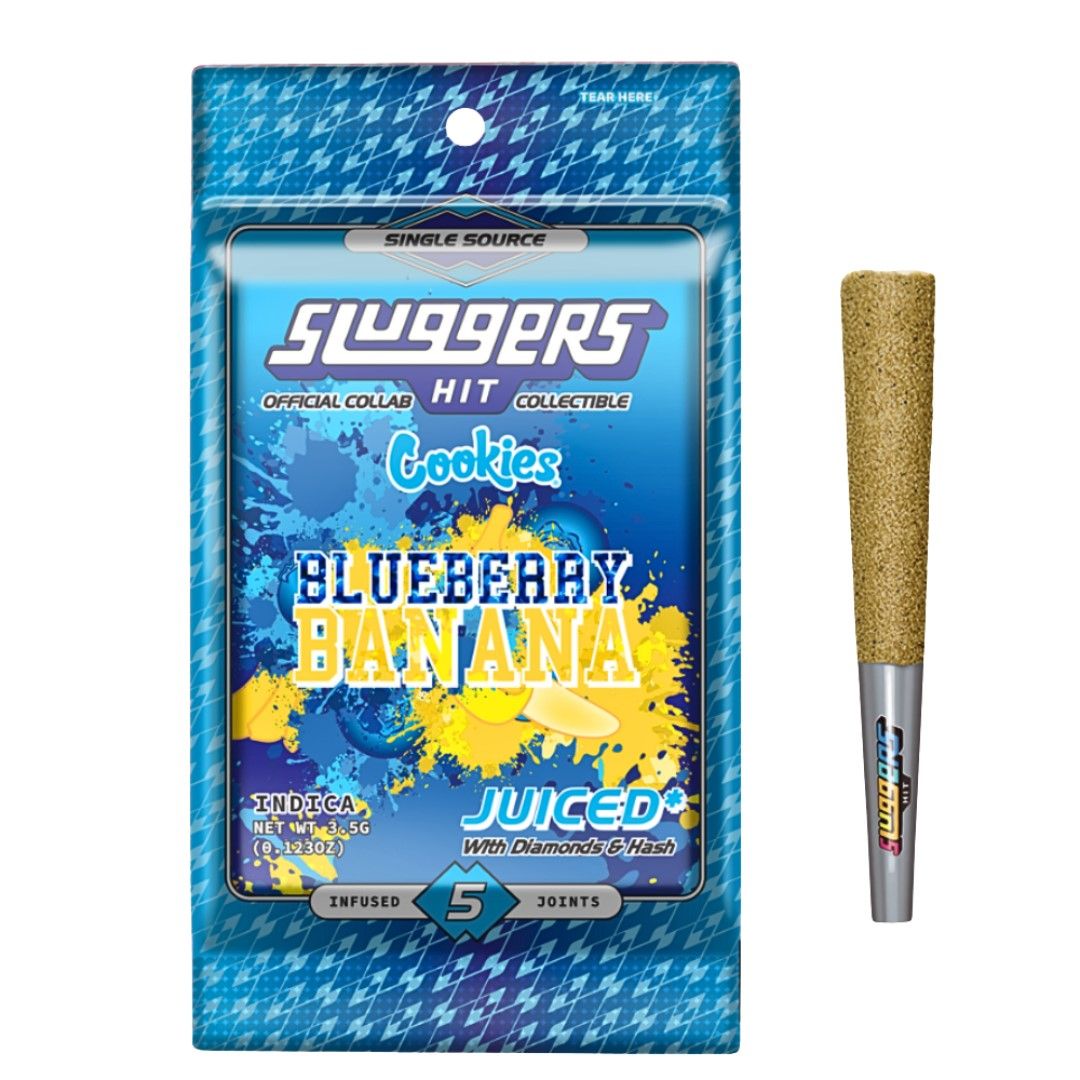 Sluggers Infused Pre-roll Pack Blueberry Banana 3.5g