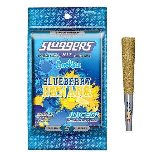 Sluggers Infused Pre-roll Pack Blueberry Banana 3.5g