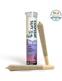 Coastal Sun - Jelly Toast 2pk Infused Prerolls 1.5g