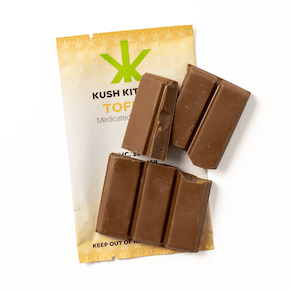 200mg Milk Chocolate & Toffee Bar by Kush Kitchen