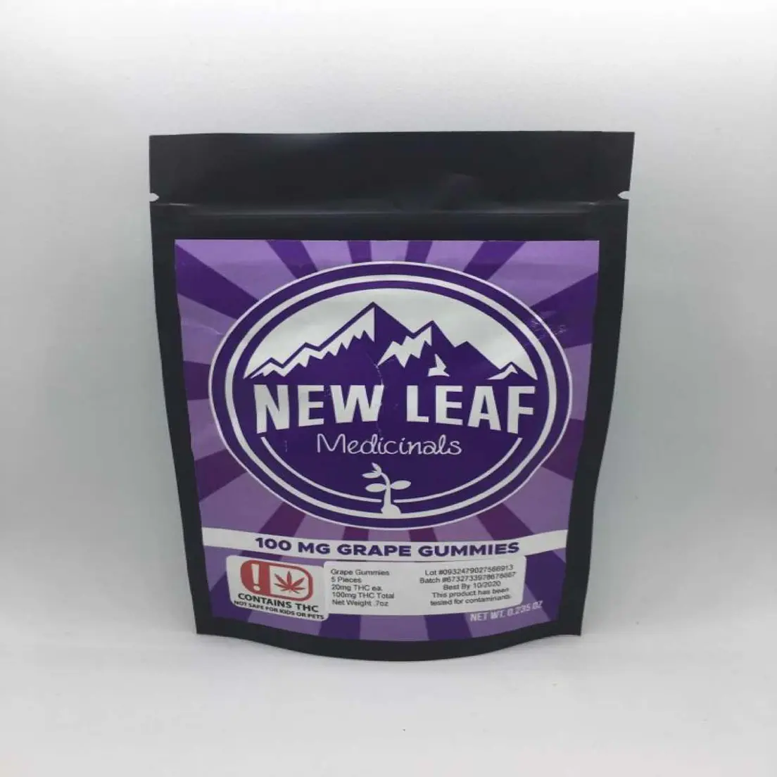 New Leaf - Grape Gummies - 100mg