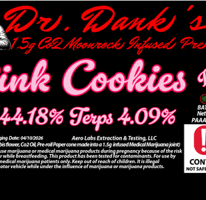 DR DANKS PINK COOKIES INFUSED PRE ROLL 1.5G