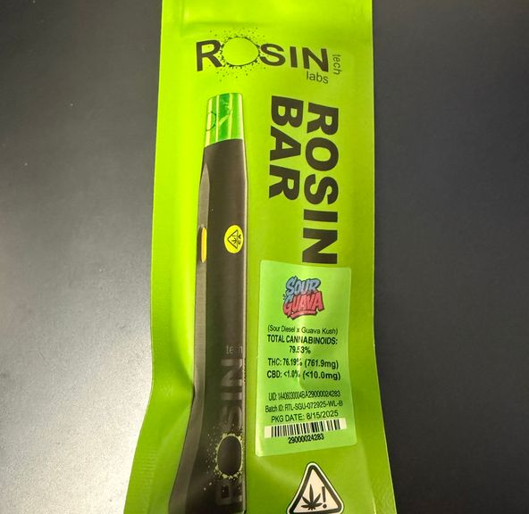 Rosin Tech Labs- Sour Guava Rosin Bar 1g (H)