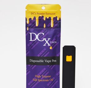 DCXtracts | Full Spectrum Disposable CO2 Vape Cartridge | Grape Ape | Indica