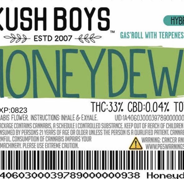 Kush Boys - Honeydew Pre-Roll 1.2g