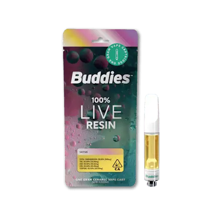 Buddies Live Resin Cartridge Hella Jelly 1g
