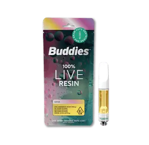 Buddies Live Resin Cartridge Hella Jelly 1g