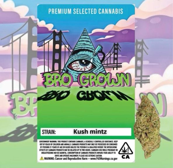 Bro Grown - Kush Mintz 3.5G - FLOWER