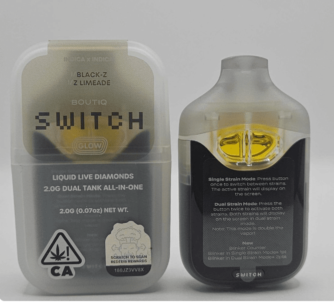 BOUTIQ LIQUID LIVE DIAMOND AIO- DUAL 1G BLACK Z X Z LIMEADE