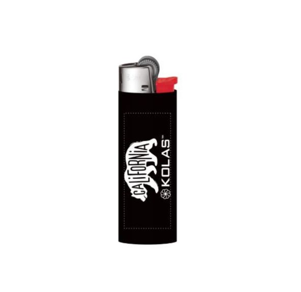 Kolas Branded Bic Lighter CA Bear Black
