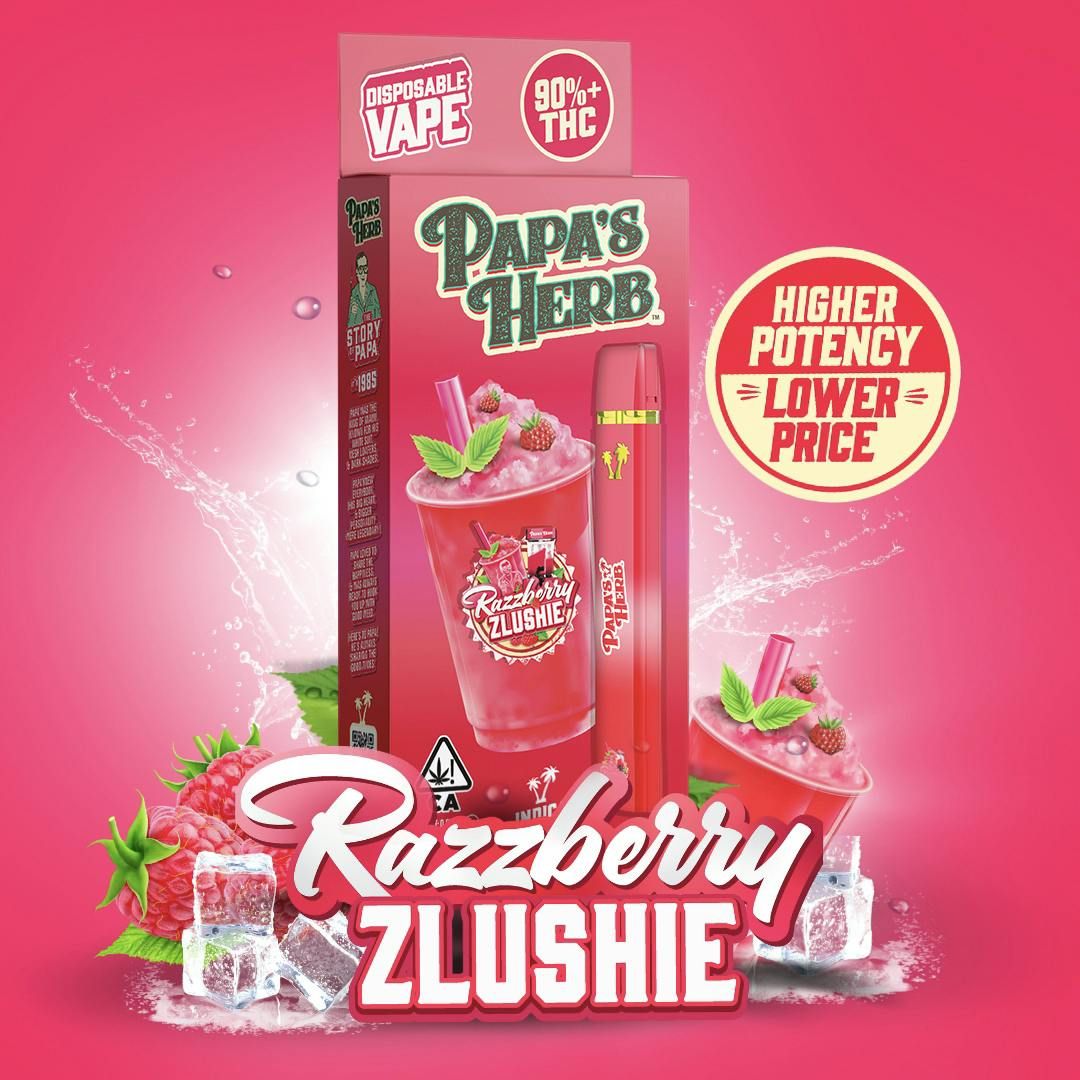 Papa's Herb - AIO Vape - 1g - Razzberry Zlushie