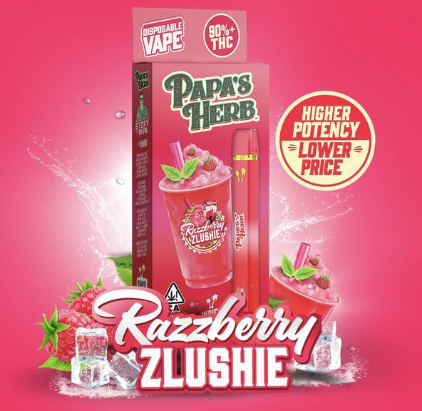 Papa's Herb - AIO Vape - 1g - Razzberry Zlushie