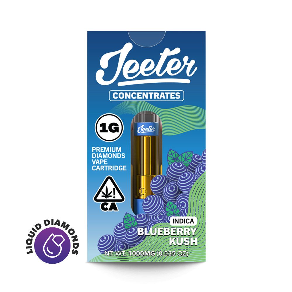 Jeeter | Vape Cart | 1g | Diamonds | Blueberry Kush
