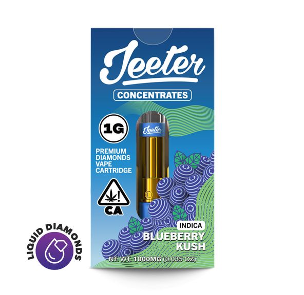 Jeeter | Vape Cart | 1g | Diamonds | Blueberry Kush