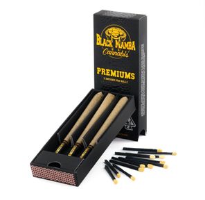 Black Mamba - Lemon Cherry Gelato Infused 3 Pack Blunts 4.5g