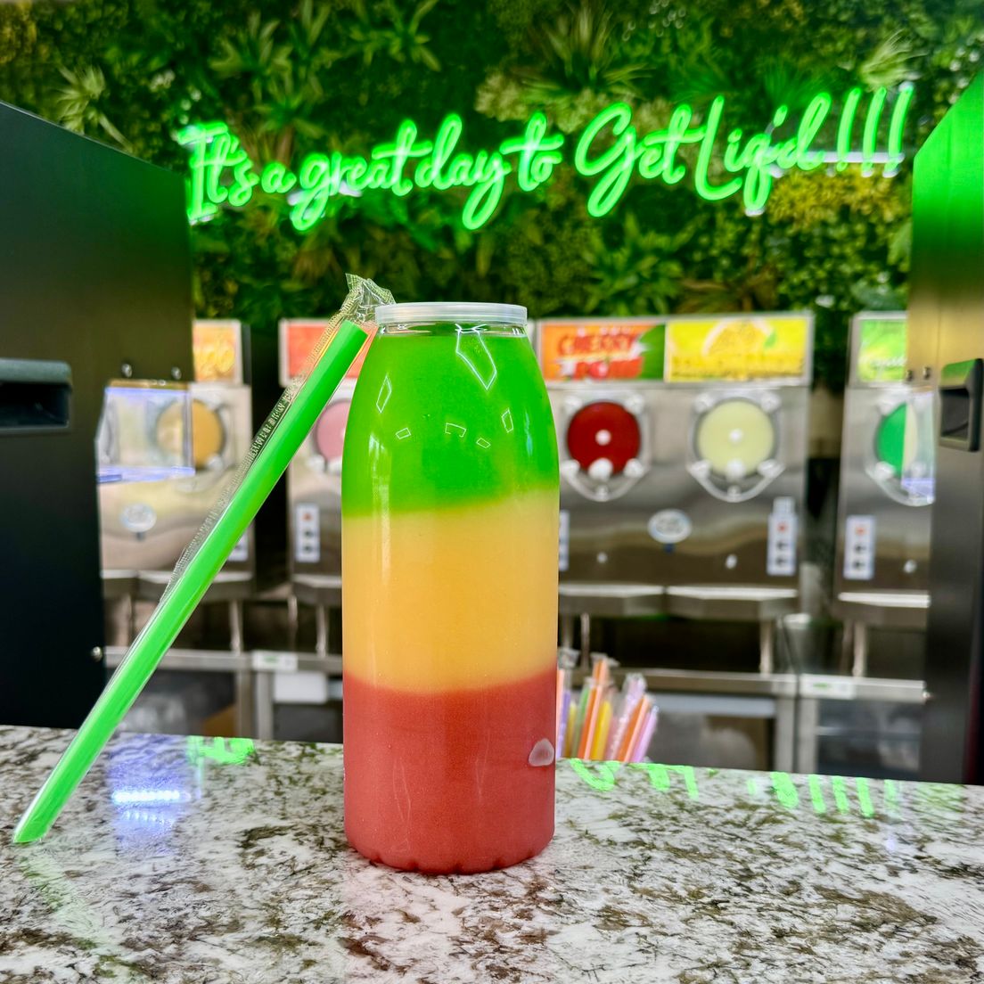 16oz Get Liq'd -Frozen Margarita To Go (Bob Marley)