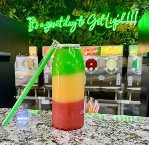 16oz Get Liq'd -Frozen Margarita To Go (Bob Marley)