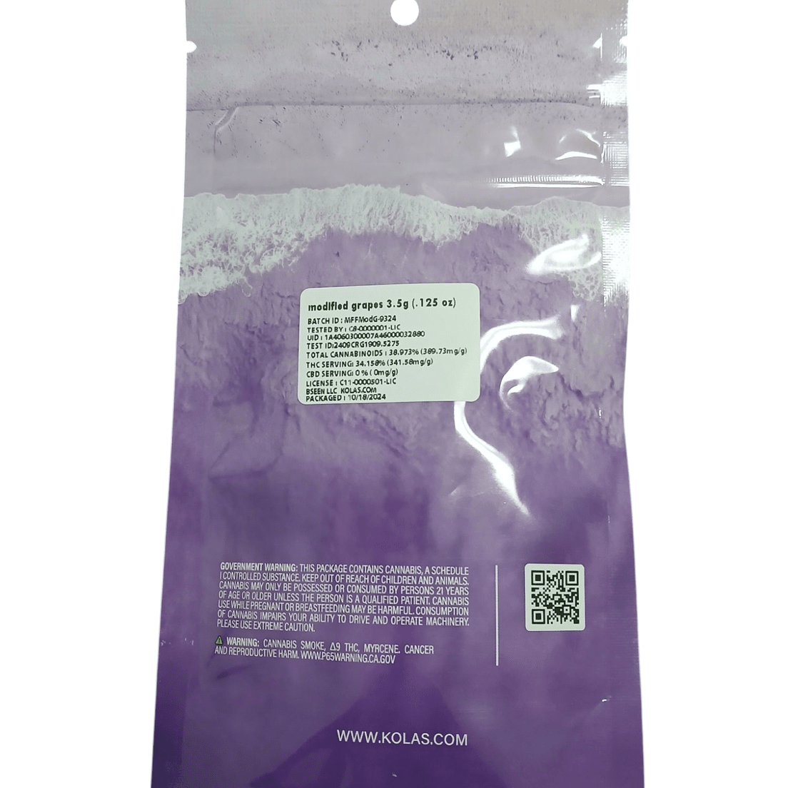 Kolas Naturals - Modified Grapes 3.5g