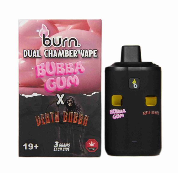 6 Gram Dual Chamber Burn Disposable – Bubba Gum + Death Bubba (3+3 Gram)
