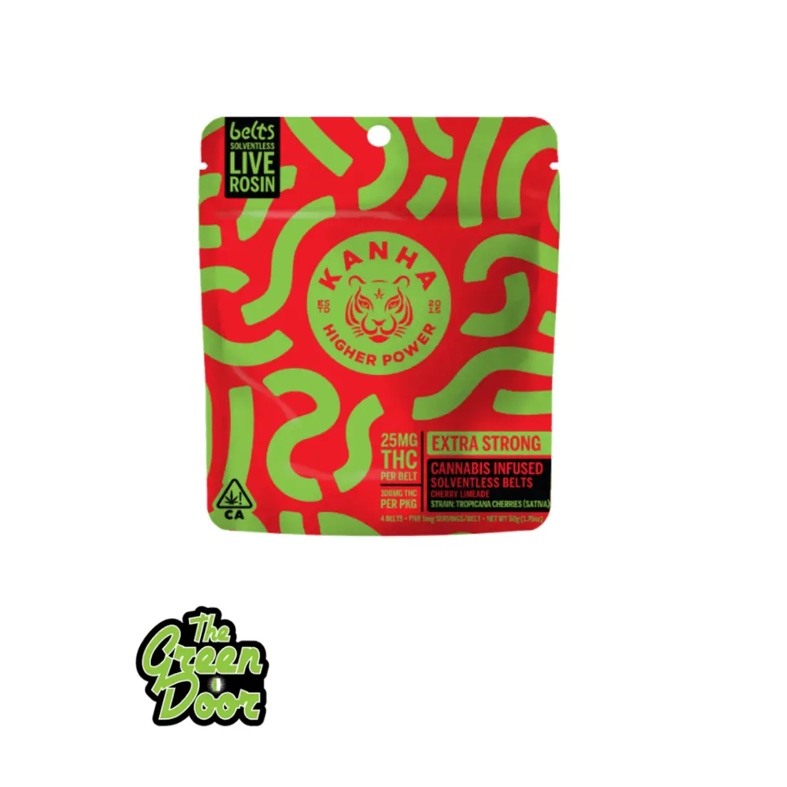 KANHA - Cherry Limeade - Live Rosin Belts - 4 Pk - 100mg*