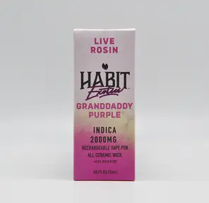 Habit THCa Live Rosin GDP Disposable, 2g