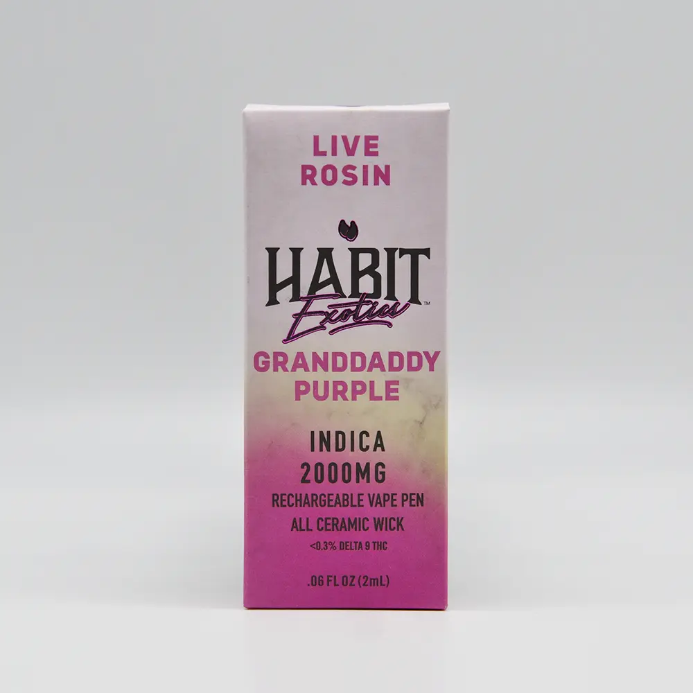 Habit THCa Live Rosin GDP Disposable, 2g