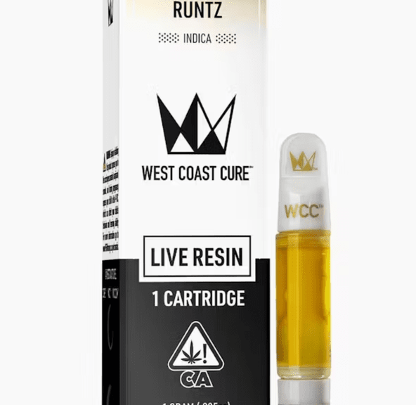 1g Gelato Runtz (Indica) Live Resin Cartridge - West Coast Cure