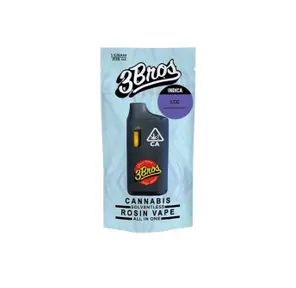3 Bros | AIO Live Rosin Vape | 1g | LCG | Indica
