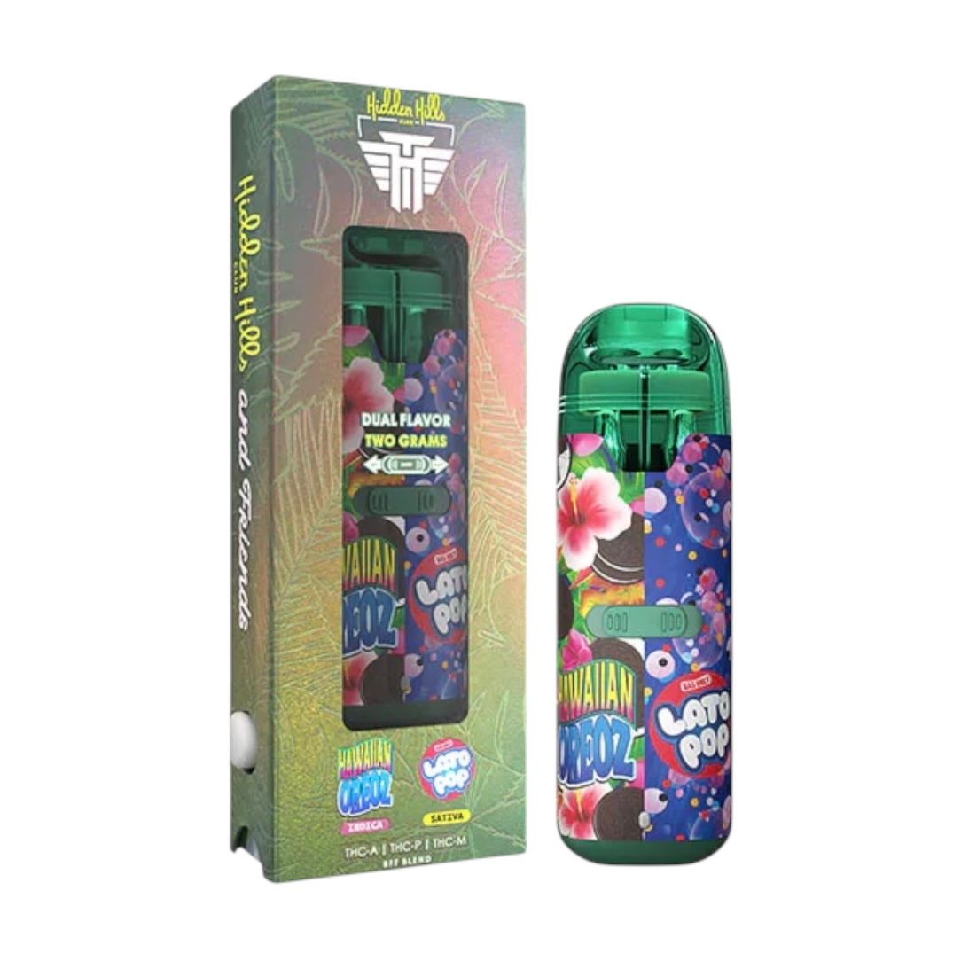 Hidden Hills 2G Disposable & Friends Dual Hawaiian Oreoz - Lato Pop
