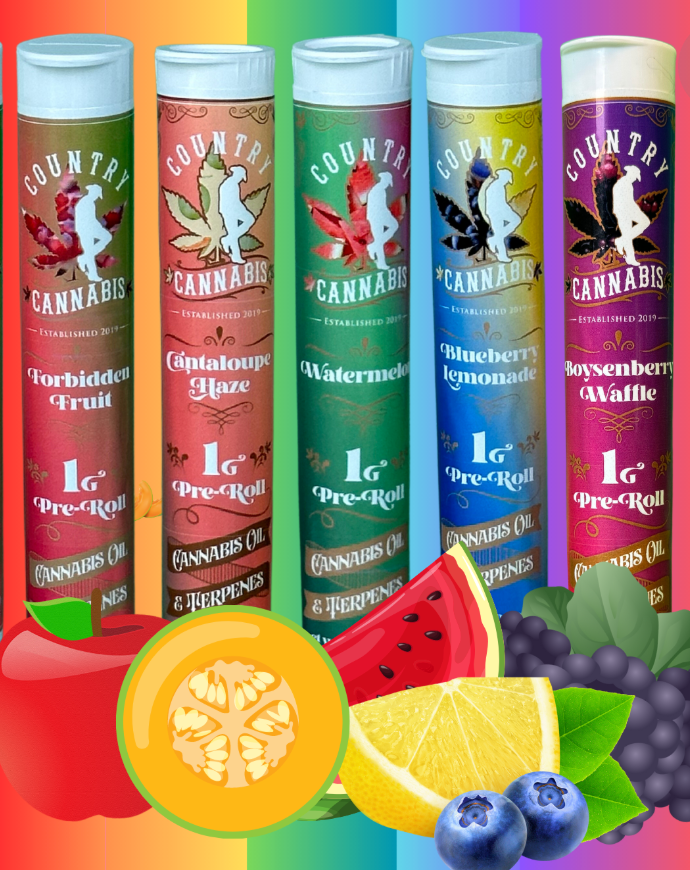 Country Cannabis - 1g Infused Pre-Roll - Blueberry Lemonade