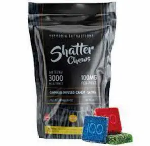 3000mg Shatter Chews Party Pack - Sativa 180.00 g