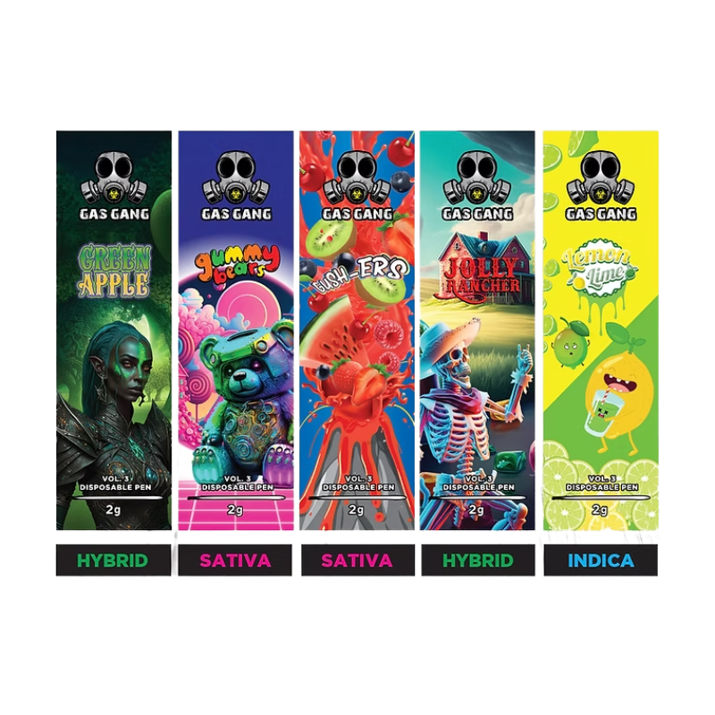 1342 - Gas Gang - 2g Vape Pen (Box of 40)