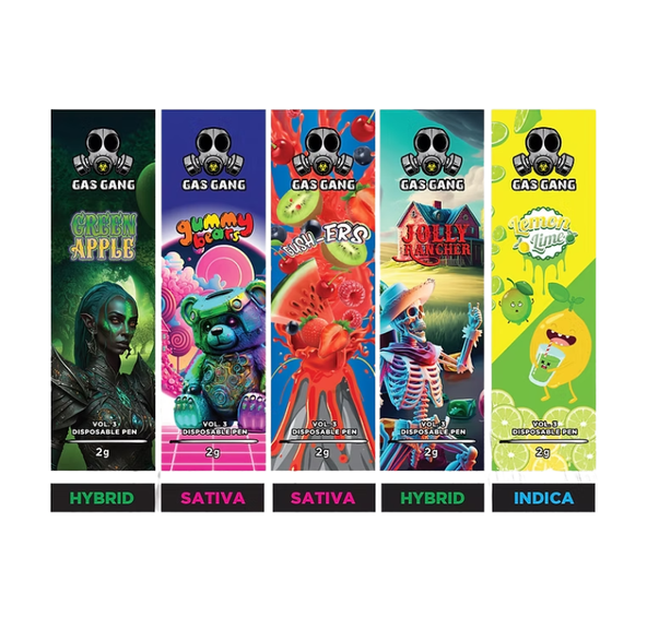 1342 - Gas Gang - 2g Vape Pen (Box of 40)
