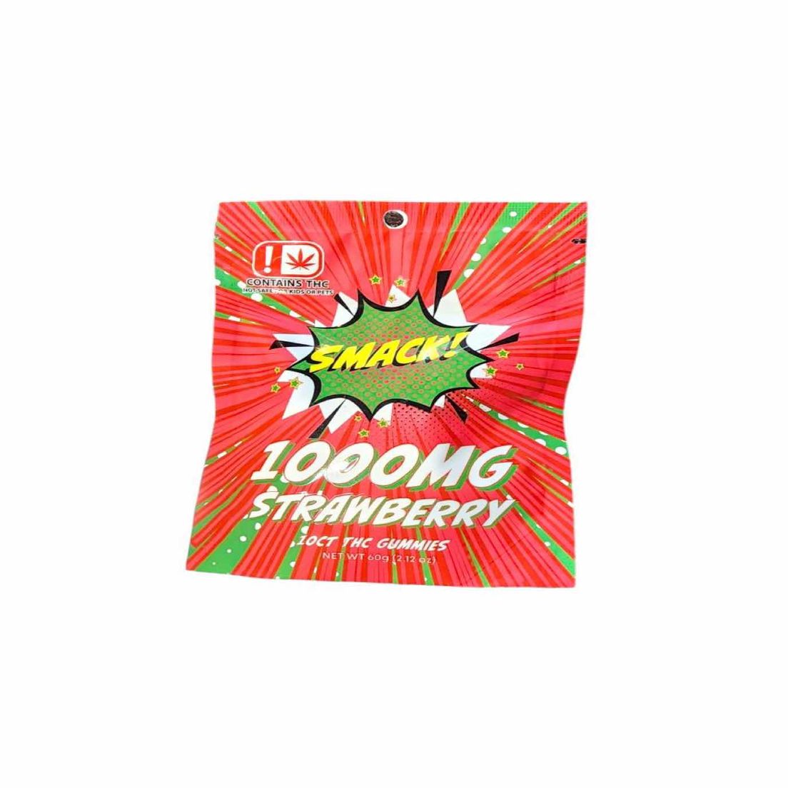 710 Trading Smack 1000mg THC Strawberry Gummy 10ct