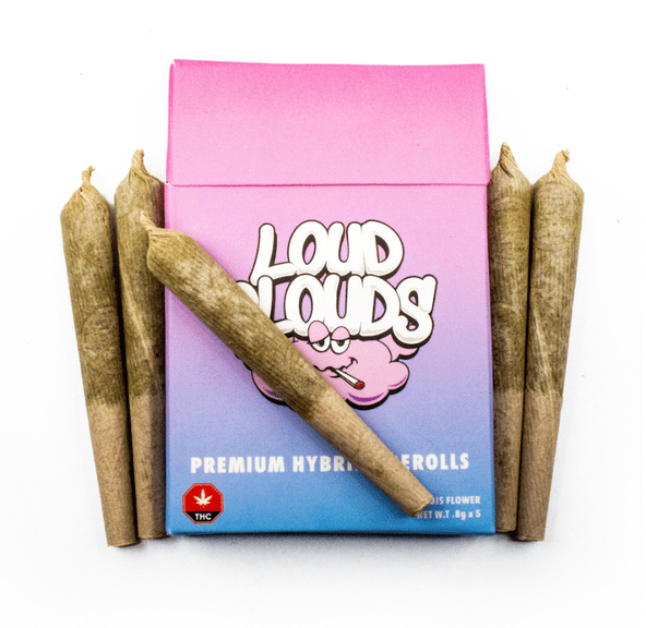 Platinum Dosi Premium Hybrid Preroll Pack by Loud Clouds 0.8g x5