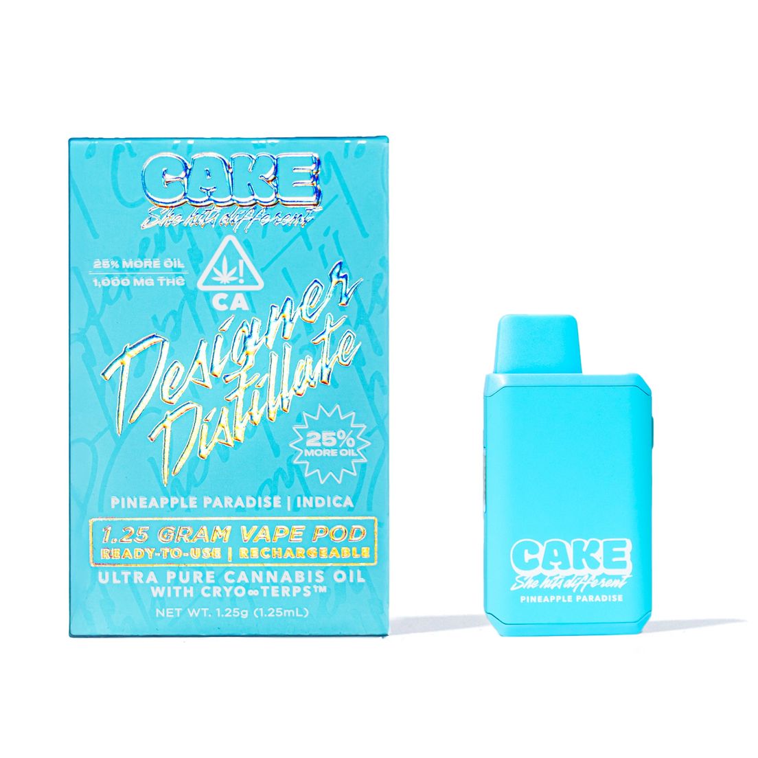 Cake AIO Vape Pineapple Paradise 1.25g