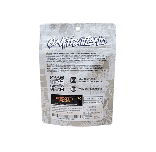 Oakfruitland - Biscotti Plus 7g