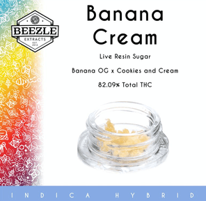 Beezle Extracts - Live Resin Sugar - Banana Cream - 1 g