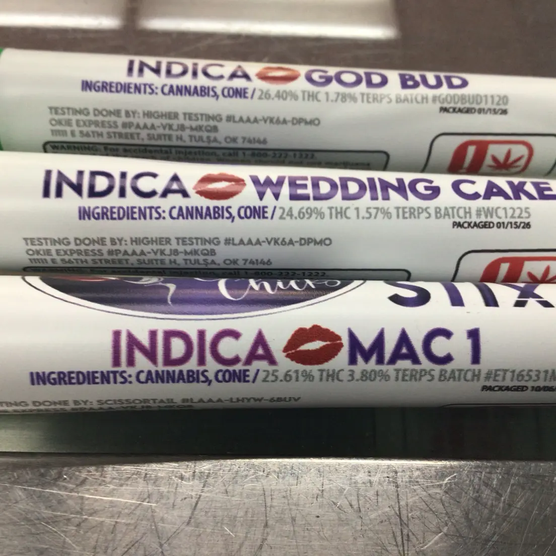 XXX Gelato 49 1 gram preroll at miTs Farmacy | Sweede
