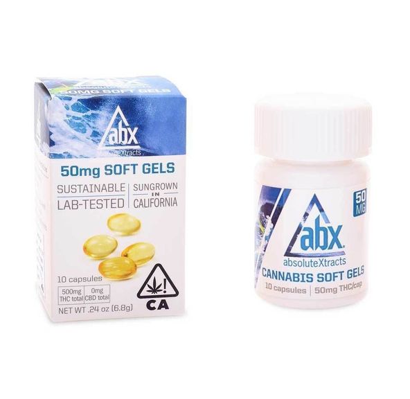 [ABX] THC Soft Gels - 50mg 10ct - Refresh (H)