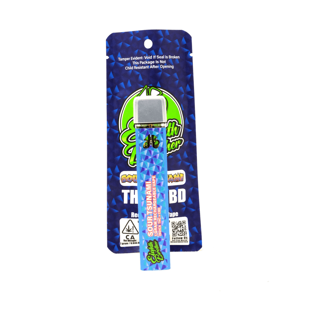 Eighth Brother- SOUR TSUNAMI 1G THC:CBD ALL-IN-ONE VAPE