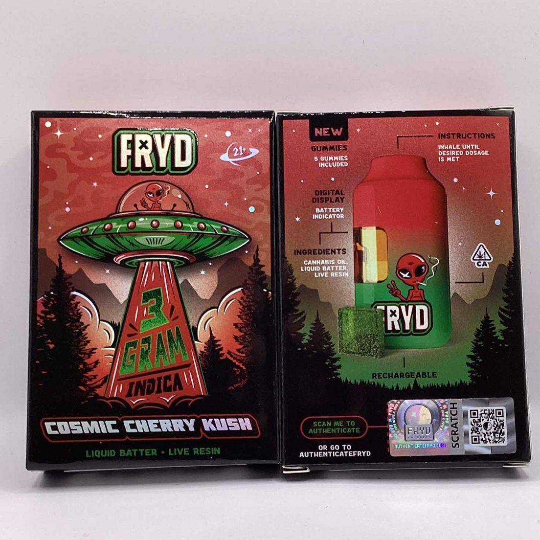 Fryd - Disposable - Cosmic Cherry Kush - 3g