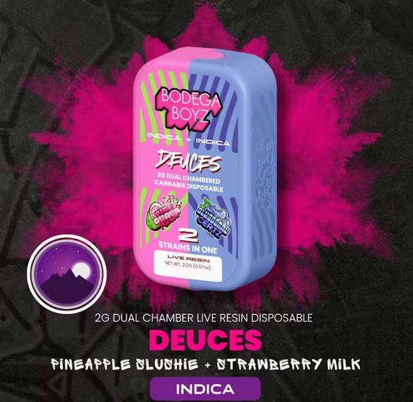 Deuces Pink Guava Runtz x Blueberry Certz Live Resin Vape