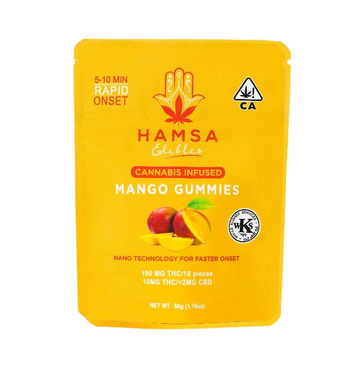 Hamsa - Mango 100mg Gummies