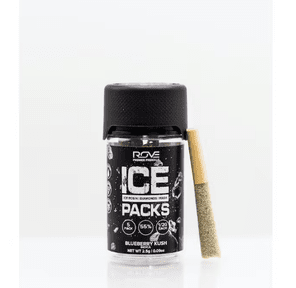 Ice Packs Rosin, Diamond, Hash Infused - 5pk - Blueberry Kush 2.50 g