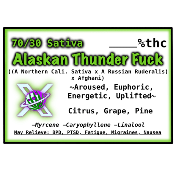 Alaskan Thunder Fuck ($25 Tier)