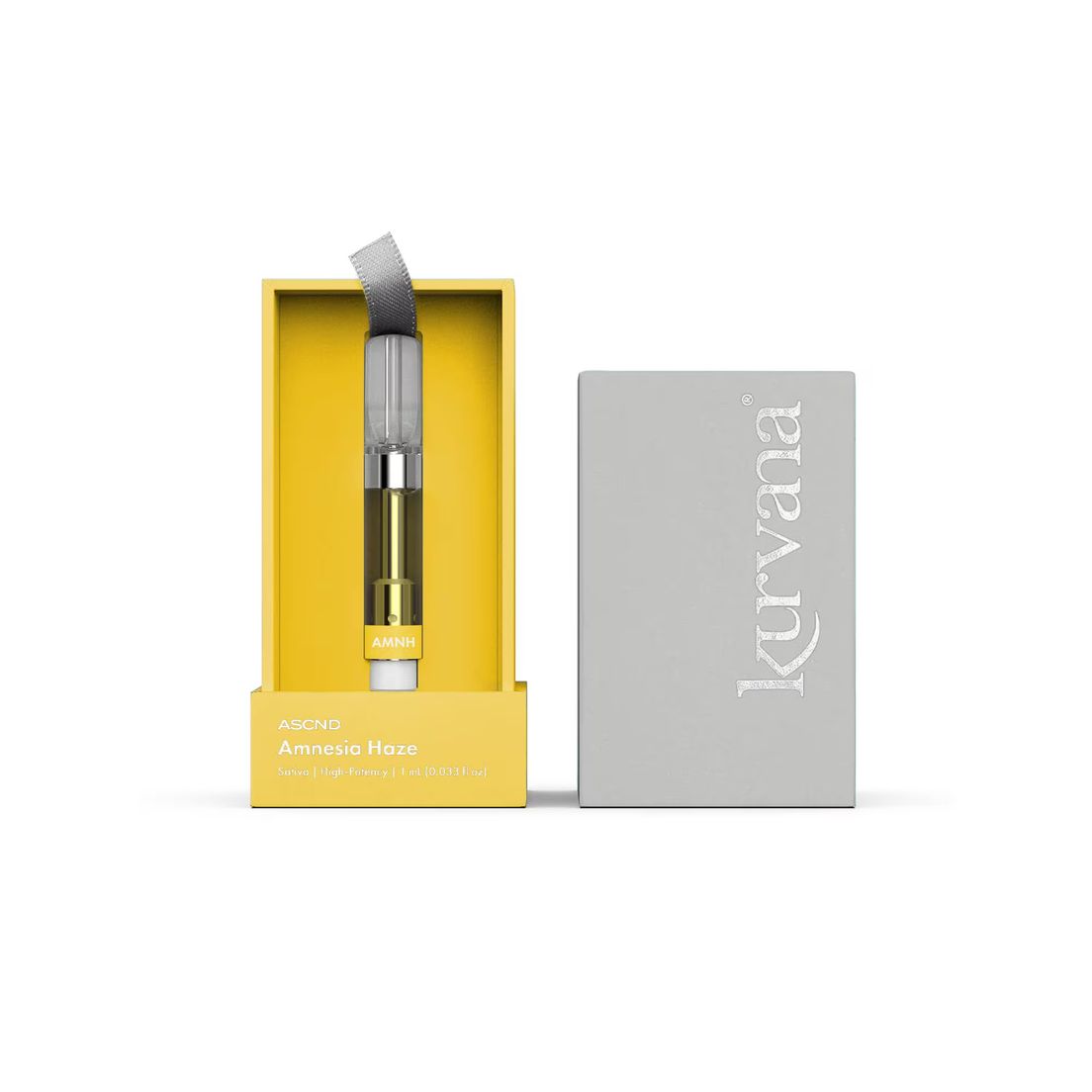 Kurvana | Vape Cart | 1g | Ascnd | Amnesia Haze