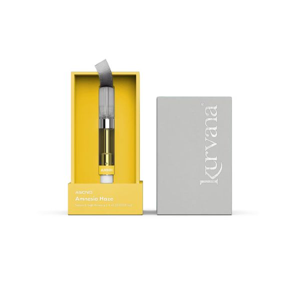 Kurvana | Vape Cart | 1g | Ascnd | Amnesia Haze