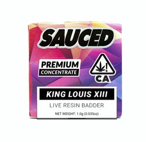 1g King Louis X Gelato 41 Live Resin Badder - SAUCED